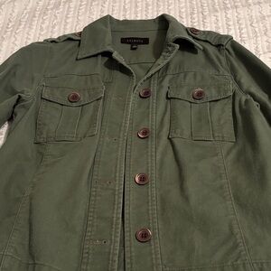 Talbots Olive Military Field Jacket